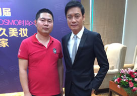 广州富联娱乐与明星合影